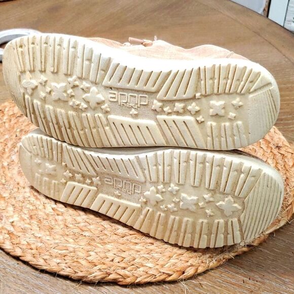 Hey Dude Sparkling Rose Gold  Shoes, Size 6W/7Y - Picture 7 of 9